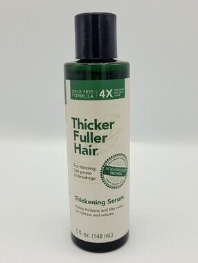 Thicker Fuller Hair Thickening Serum - Thickens Hair Fullness & Volume 5 fl oz